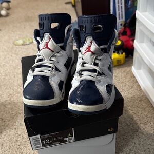 Jordan Kids Sneakers - Navy and White